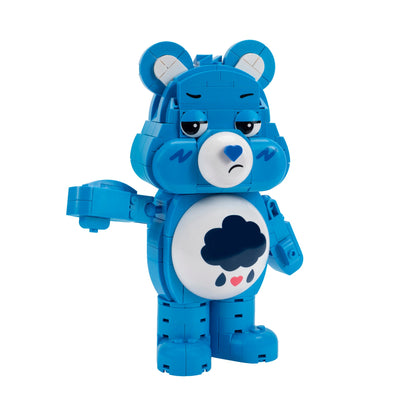 Squishmallows Latest | Care Bears Grumpy Bear Building Set - 7-Inch Buildable Articulated Fig