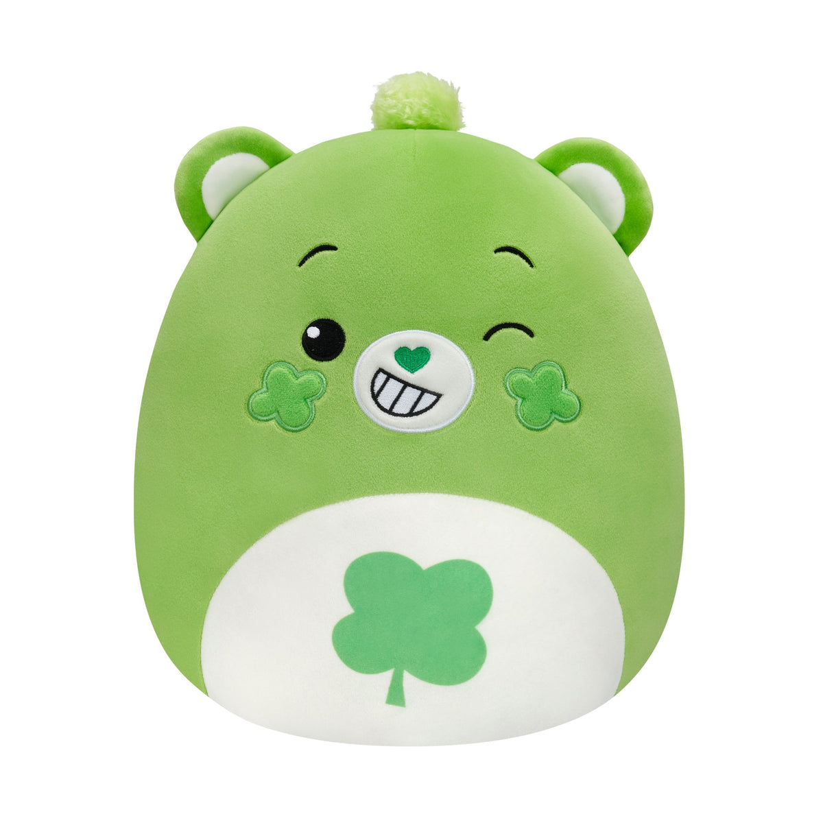 Squishmallows Sale | Care Bears 12" Good Luck Bear | Jazwares