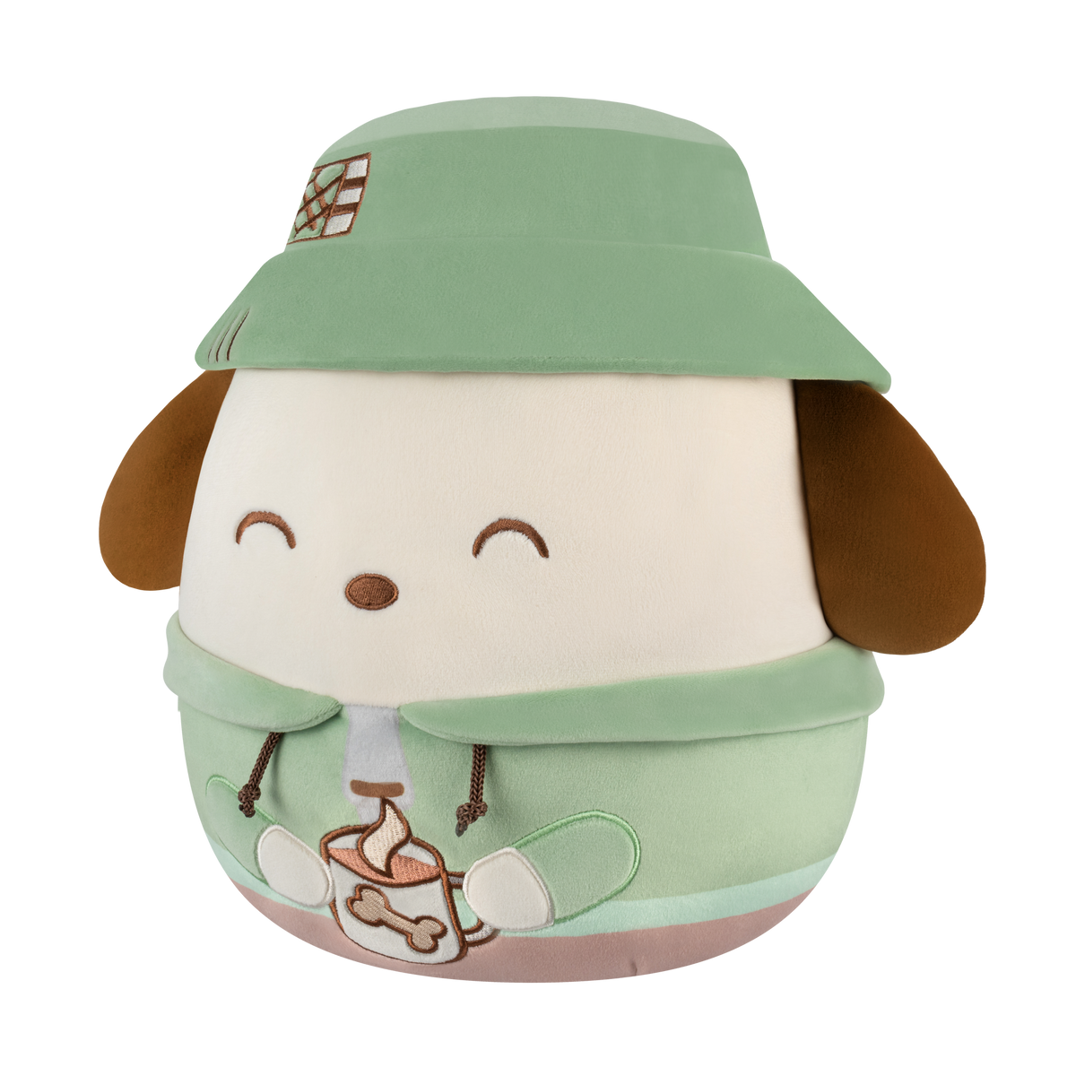 Squishmallows Customer Favorite | Hello Kitty and Friends 12" Cute Camping Pochacco | Jazwares