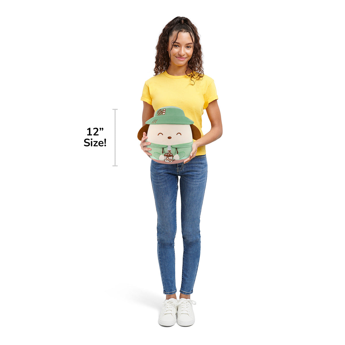 Squishmallows Customer Favorite | Hello Kitty and Friends 12" Cute Camping Pochacco | Jazwares