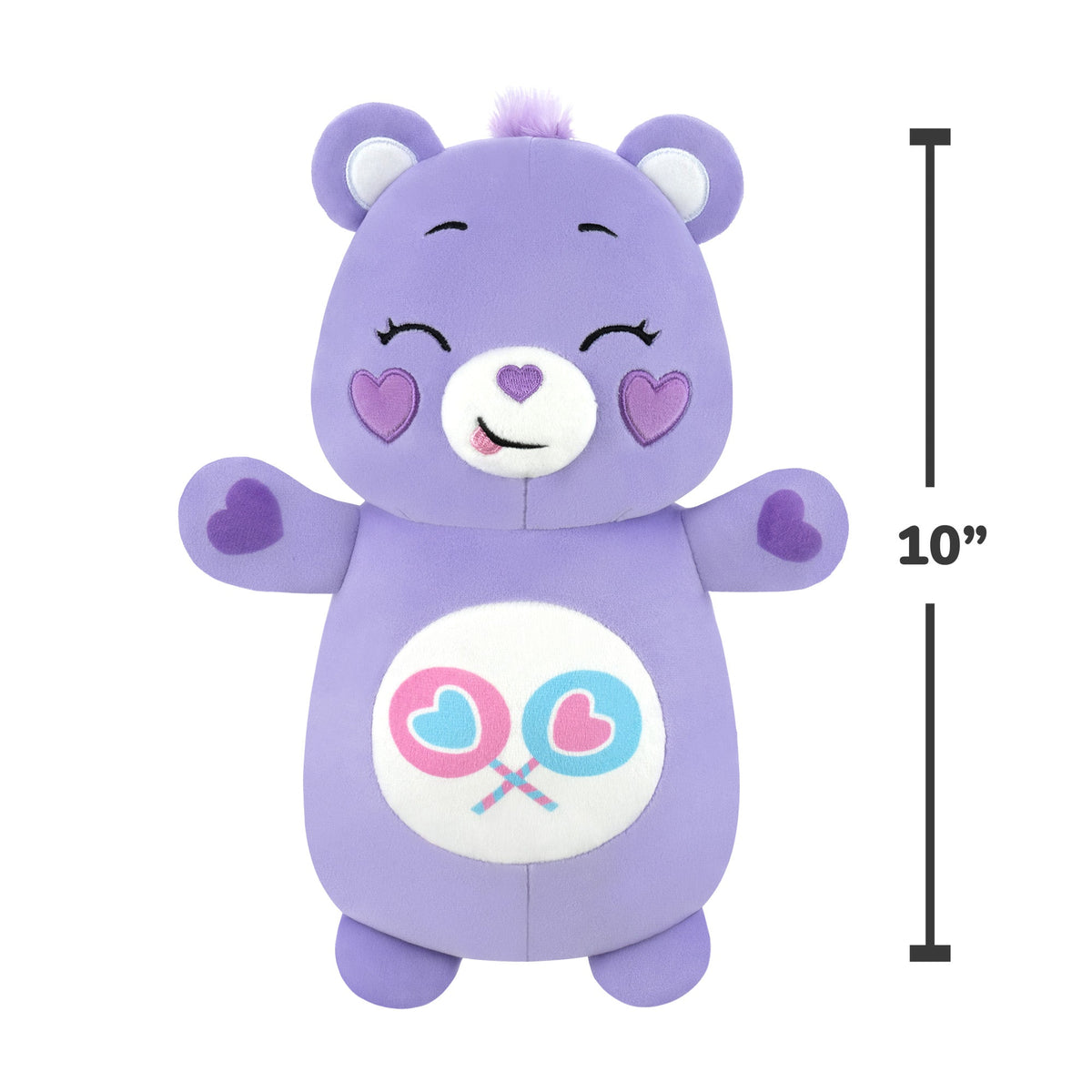 Squishmallows Great Value | Care Bears 10-Inch Share Bear HugMees | Jazwares