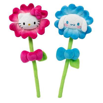 Squishmallows Discount | Hello Kitty and Friends 14" Plush Flower 2-Pack - Hello Kitty & Cinnamoroll | Jazwares