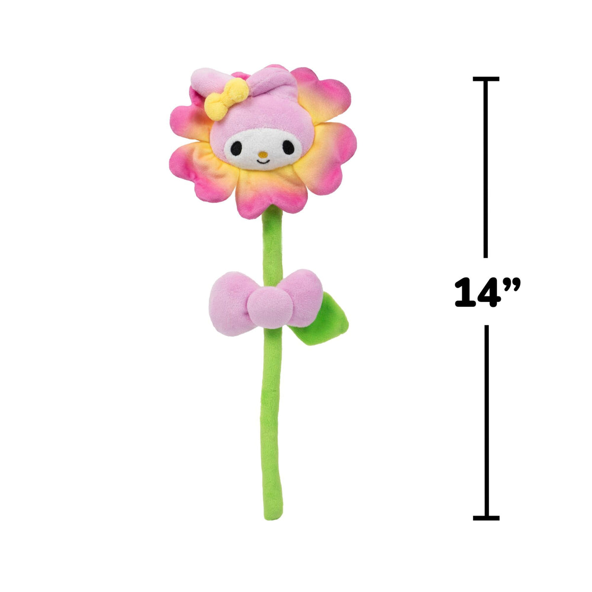 Squishmallows Featured | Hello Kitty and Friends 14" Plush Flower 2-Pack - My Melody & Kuromi | Jazwares