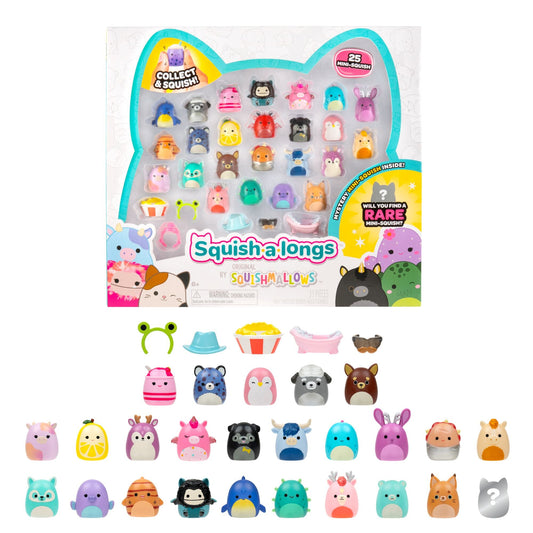 Squishmallows Customer Favorite | Squish-a-longs Mini-Squish 25-Pack (Wave 5, Style 1) | Jazwares