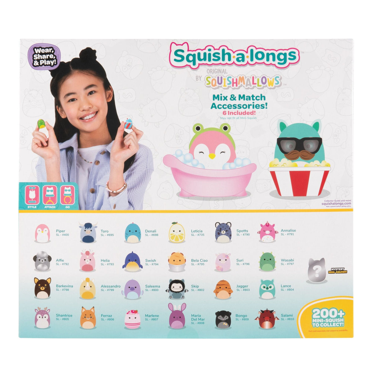 Squishmallows Customer Favorite | Squish-a-longs Mini-Squish 25-Pack (Wave 5, Style 1) | Jazwares