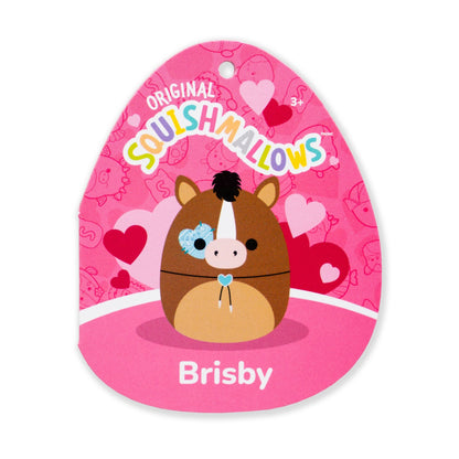 Squishmallows Value | 12" Brisby the Brown Horse with Bolo Tie and Heart Eyepatch | Jazwares