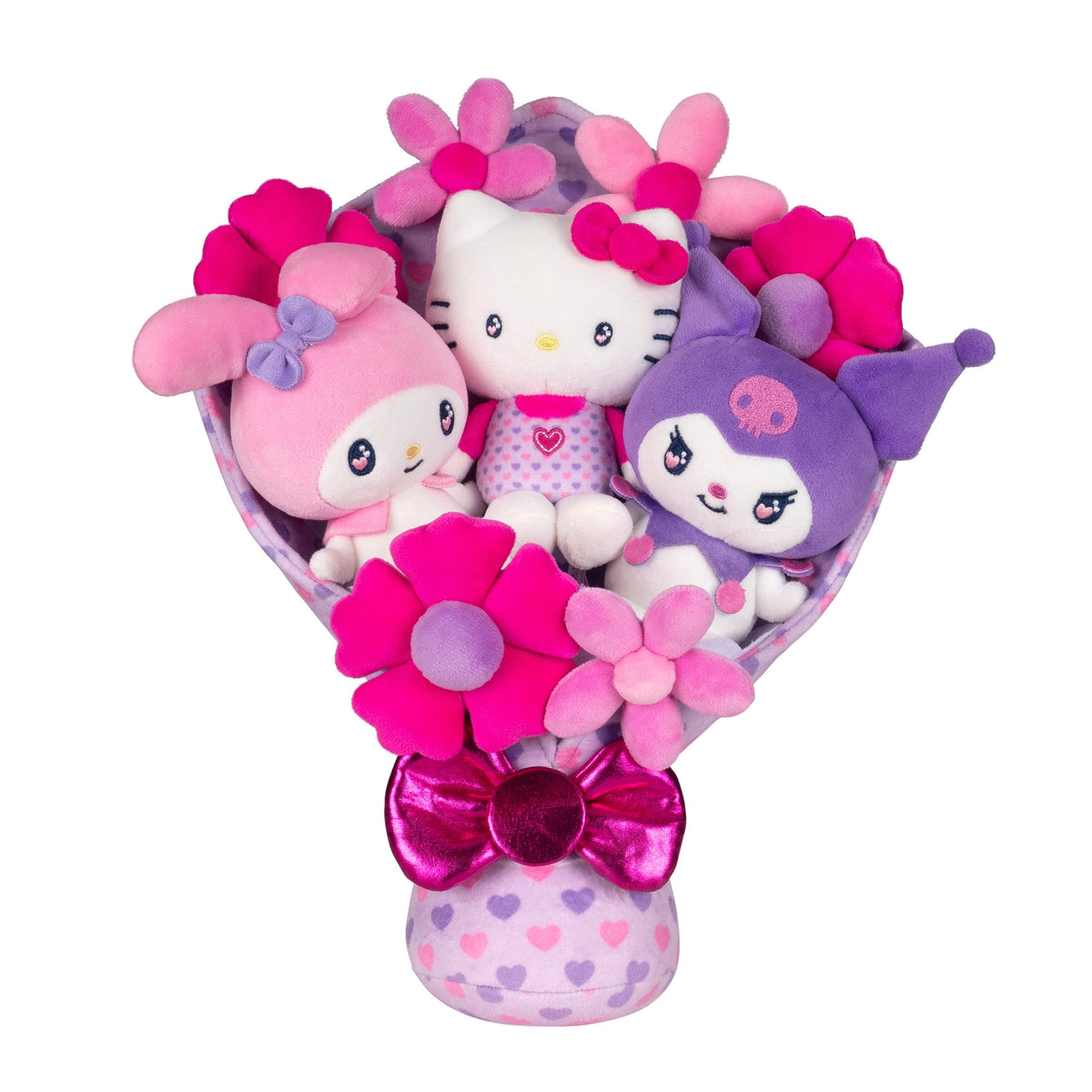 Squishmallows Best Seller | Hello Kitty and Friends 12" Plush Special Valentine’s Bouquet | Jazwares