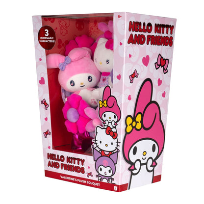 Squishmallows Best Seller | Hello Kitty and Friends 12" Plush Special Valentine’s Bouquet | Jazwares