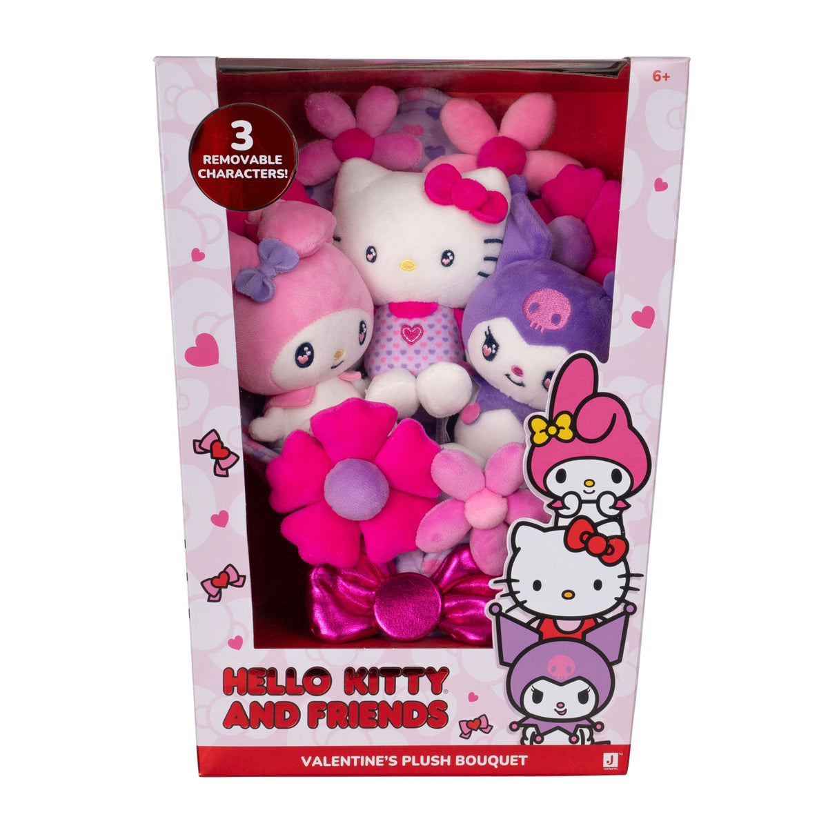 Squishmallows Best Seller | Hello Kitty and Friends 12" Plush Special Valentine’s Bouquet | Jazwares