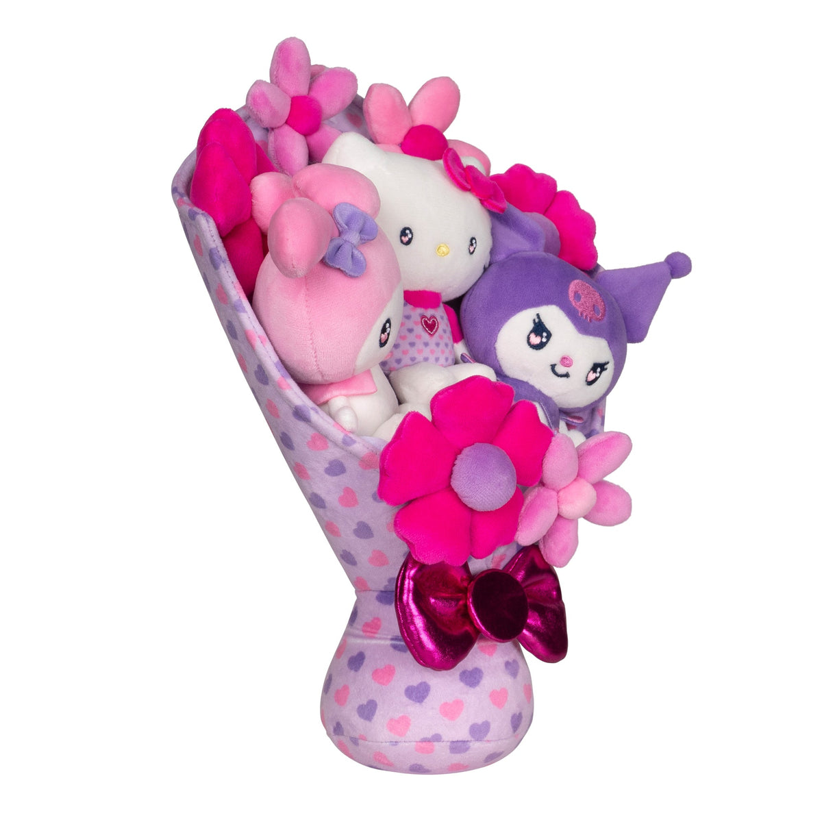 Squishmallows Best Seller | Hello Kitty and Friends 12" Plush Special Valentine’s Bouquet | Jazwares