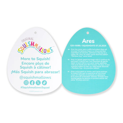 Squishmallows Latest | 20" Ares the Rainbow Mystical Horse | Jazwares