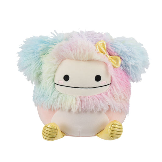 Squishmallows Classic | Diane the Peach Bigfoot with Yellow Rain Boots | Jazwares