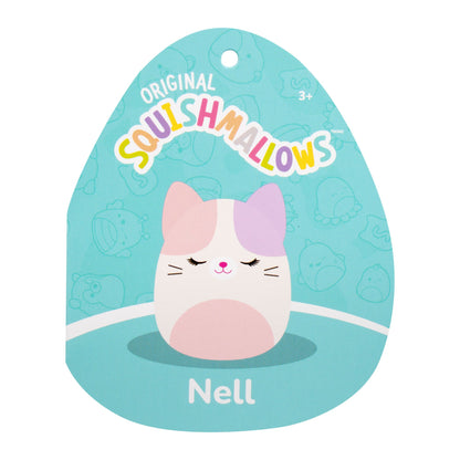 Squishmallows Discount | 8" Nell the Pink And Purple Calico Cat | Jazwares