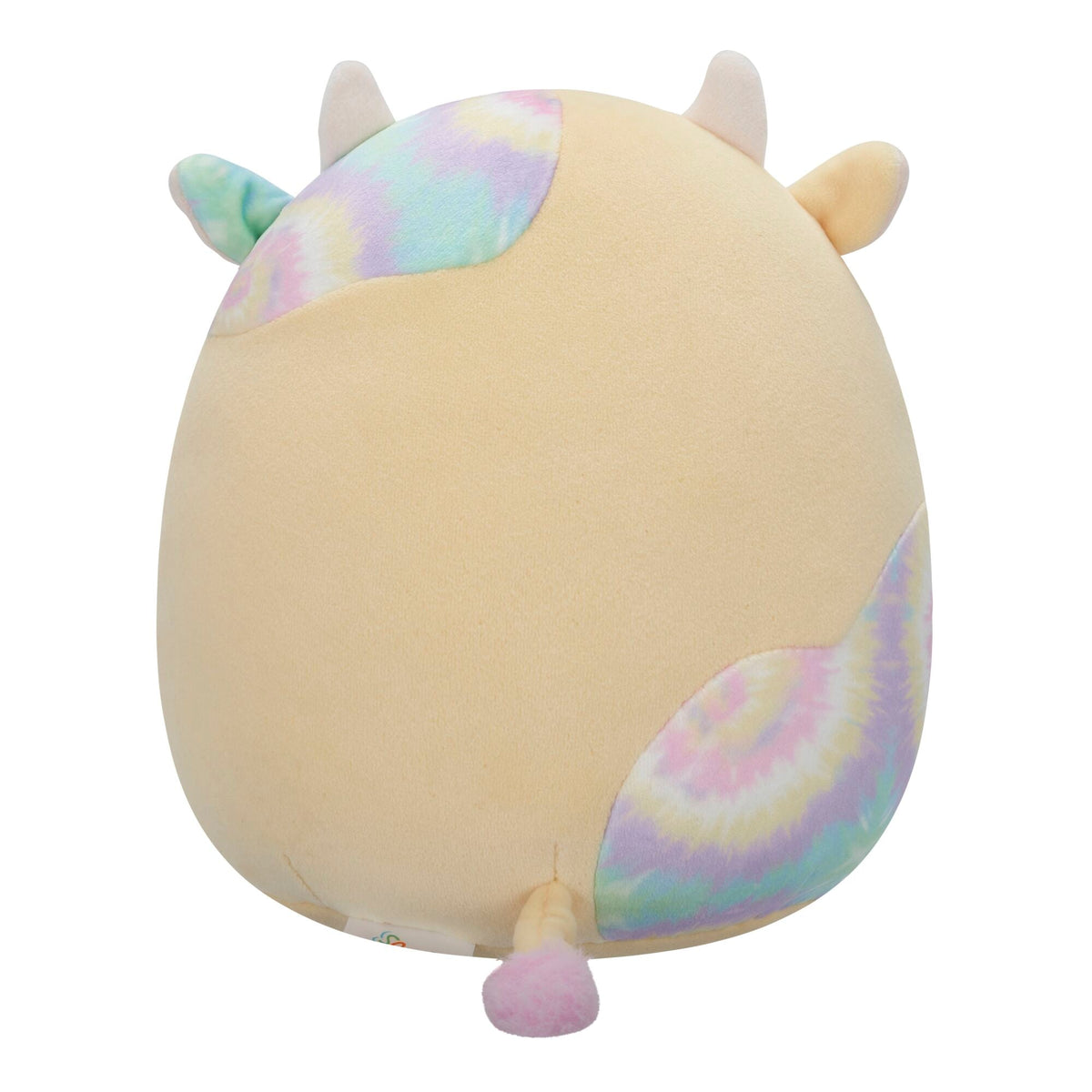 Squishmallows Recommended | 12" Rina the Yellow Cow with Tie Dye Spots | Jazwares