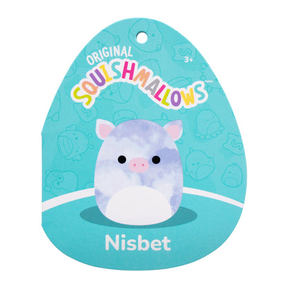 Squishmallows Hot Sale | 12" Nisbet the Blue Tie Dye Pig | Jazwares