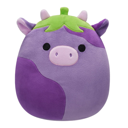 Squishmallows Special Offer | 8" Frederick the Eggplant Cow | Jazwares
