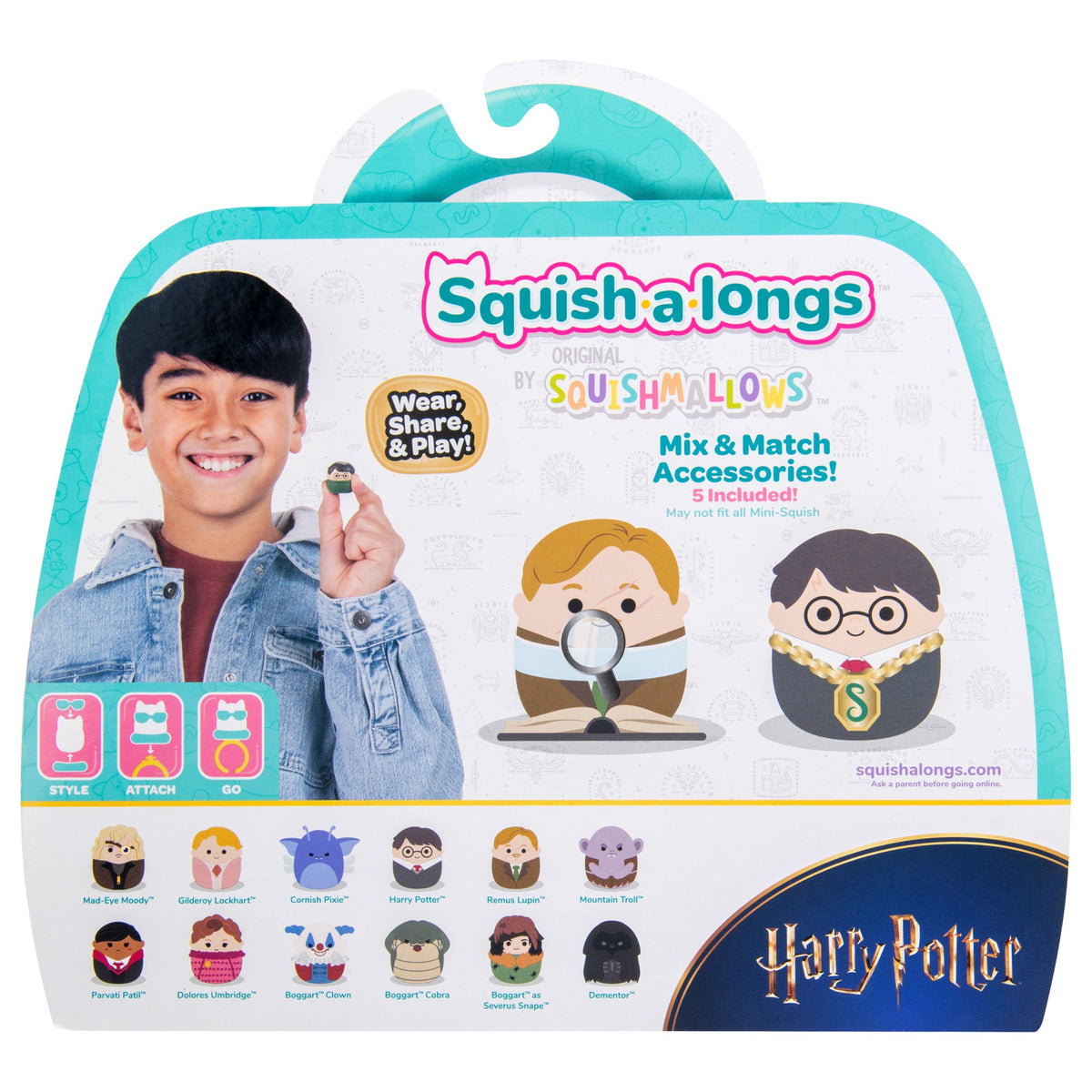 Squishmallows Signature | Squish-a-longs “Harry Potter” Mini-Squish Defense Against the Dark Arts 12-Pack | Jazwares