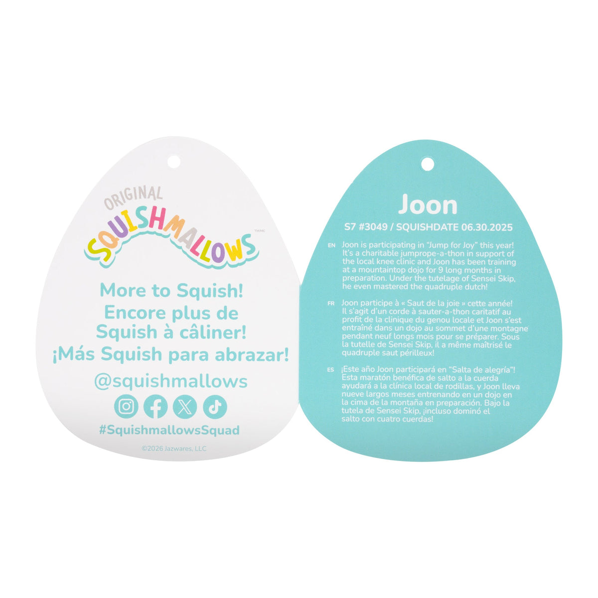 Squishmallows Trusted | 5" Joon the Blue Goblin King | Jazwares