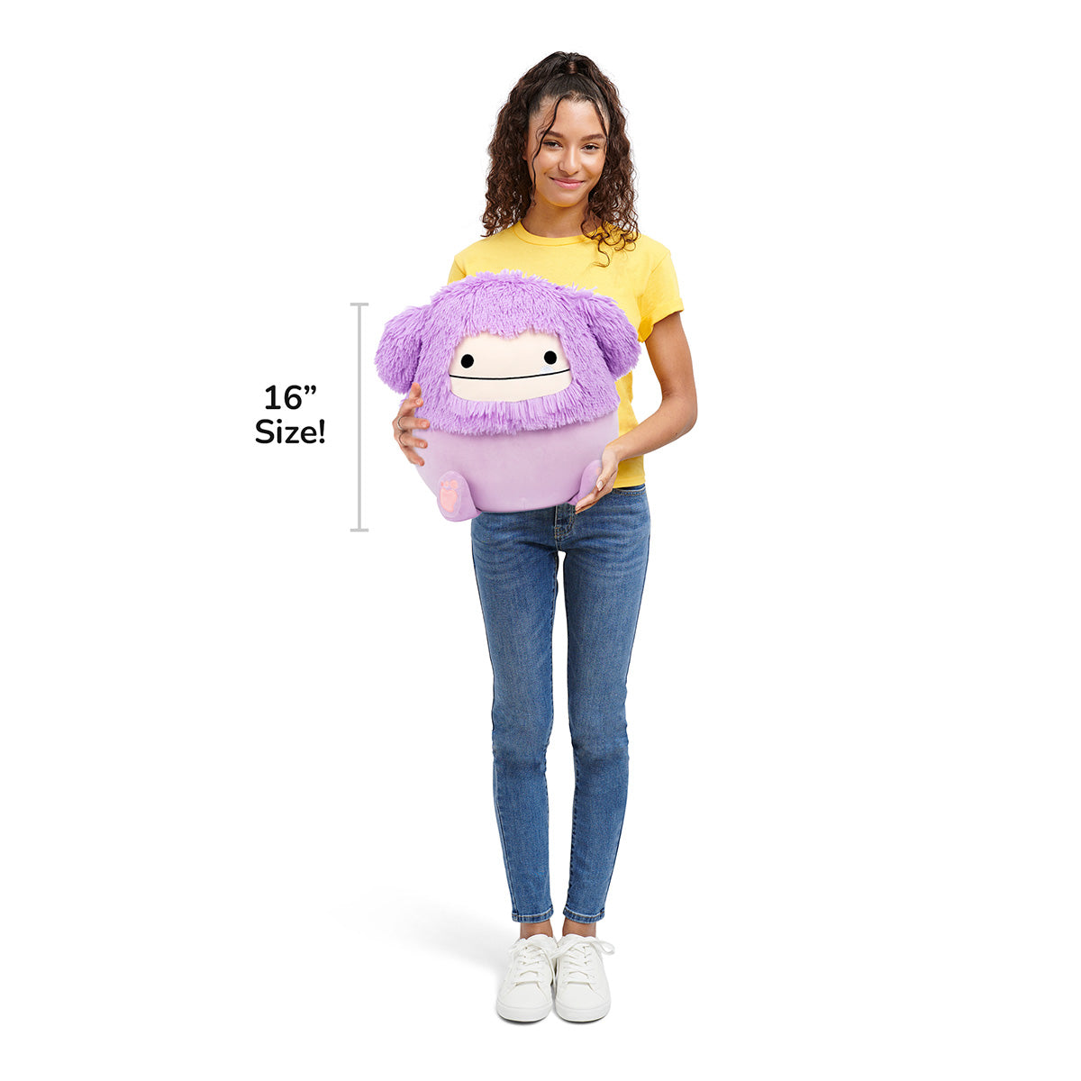 Squishmallows Value | 16" Dilka the Lavender Bigfoot | Jazwares