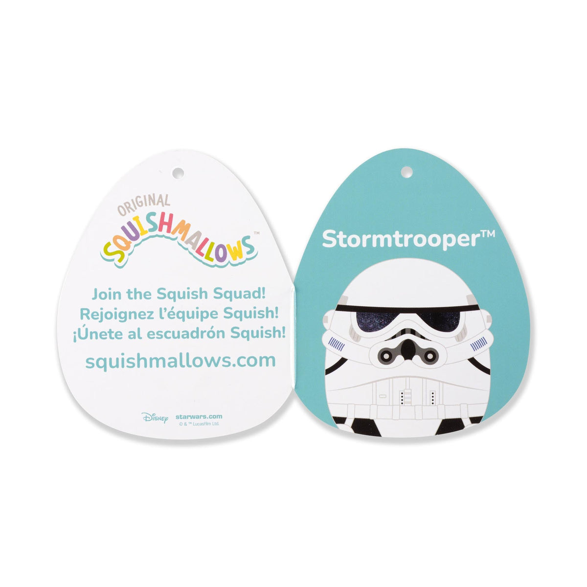 Squishmallows Featured | 12" Star Wars Stormtrooper Plush | Jazwares
