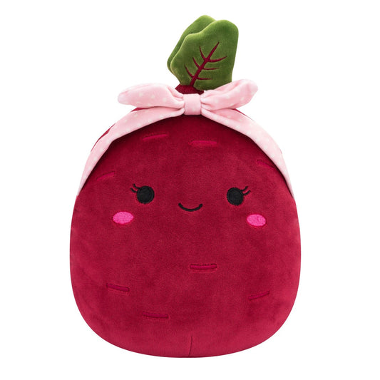Squishmallows Top Pick | Claudia the Purple Beet with Pink Headband| Jazwares