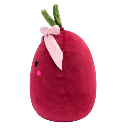 Squishmallows Top Pick | Claudia the Purple Beet with Pink Headband| Jazwares