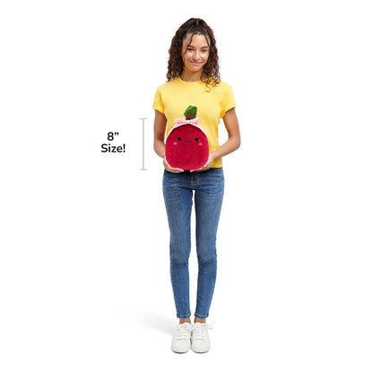 Squishmallows Top Pick | Claudia the Purple Beet with Pink Headband| Jazwares
