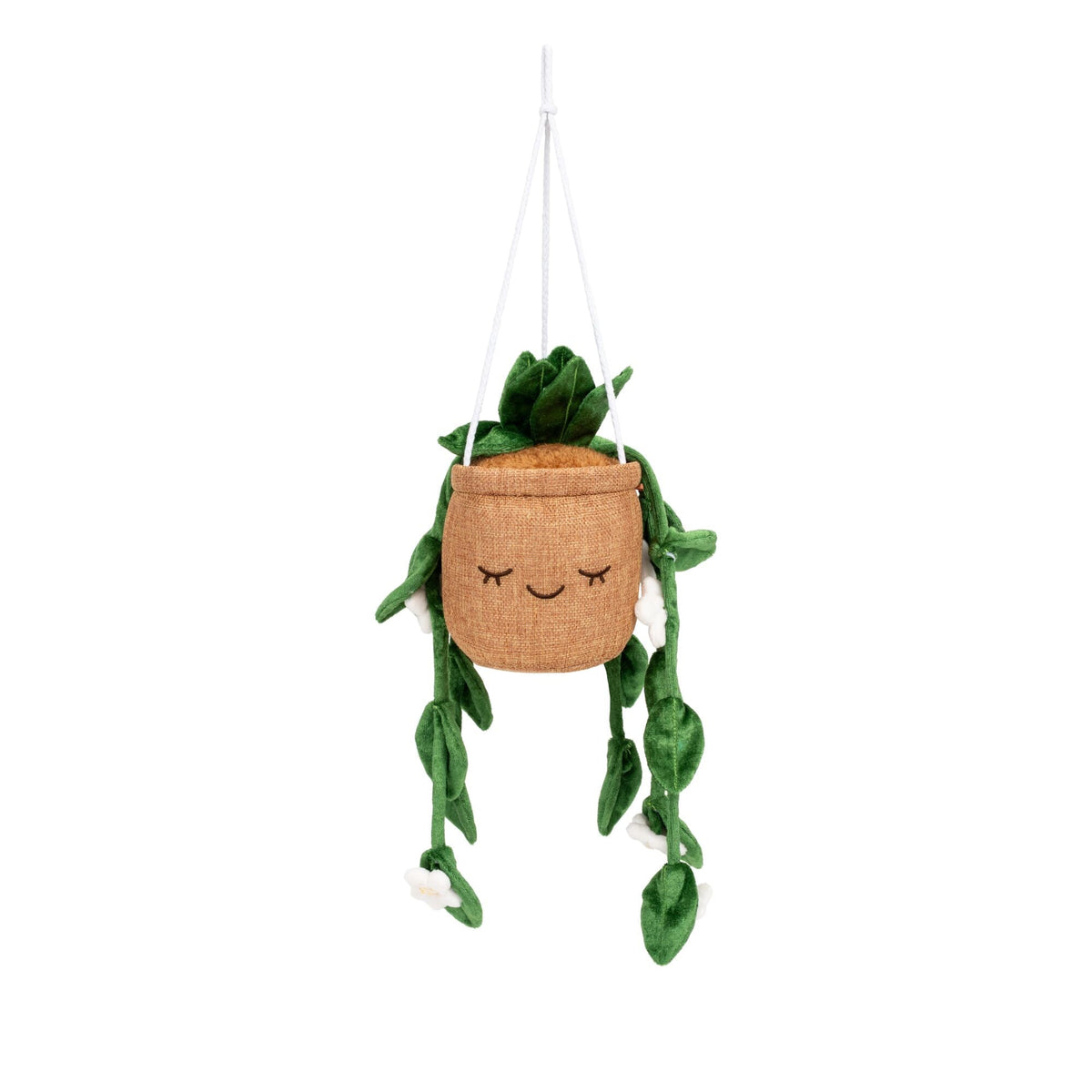 Squishmallows Recommended | Greenhouse by Russ 8"Hanging Plant with Flowers Plush | Jazwares