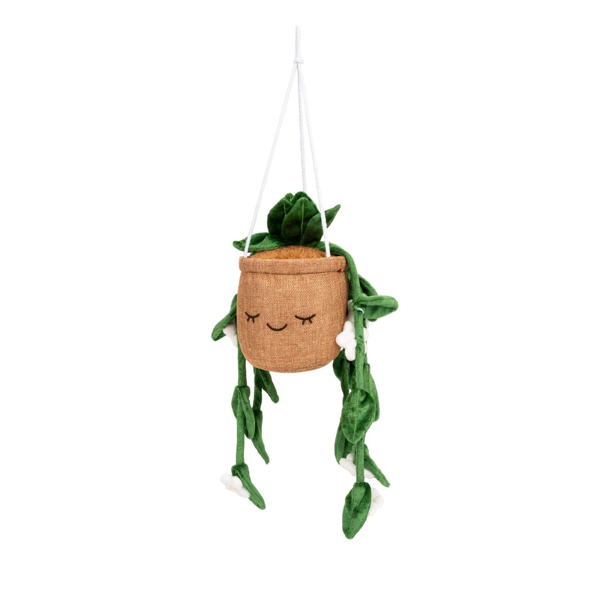Squishmallows Recommended | Greenhouse by Russ 8"Hanging Plant with Flowers Plush | Jazwares