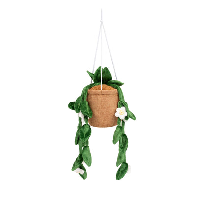 Squishmallows Recommended | Greenhouse by Russ 8"Hanging Plant with Flowers Plush | Jazwares