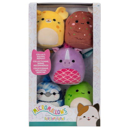 Squishmallows Premium | Micromallows 5-Pack | Jazwares