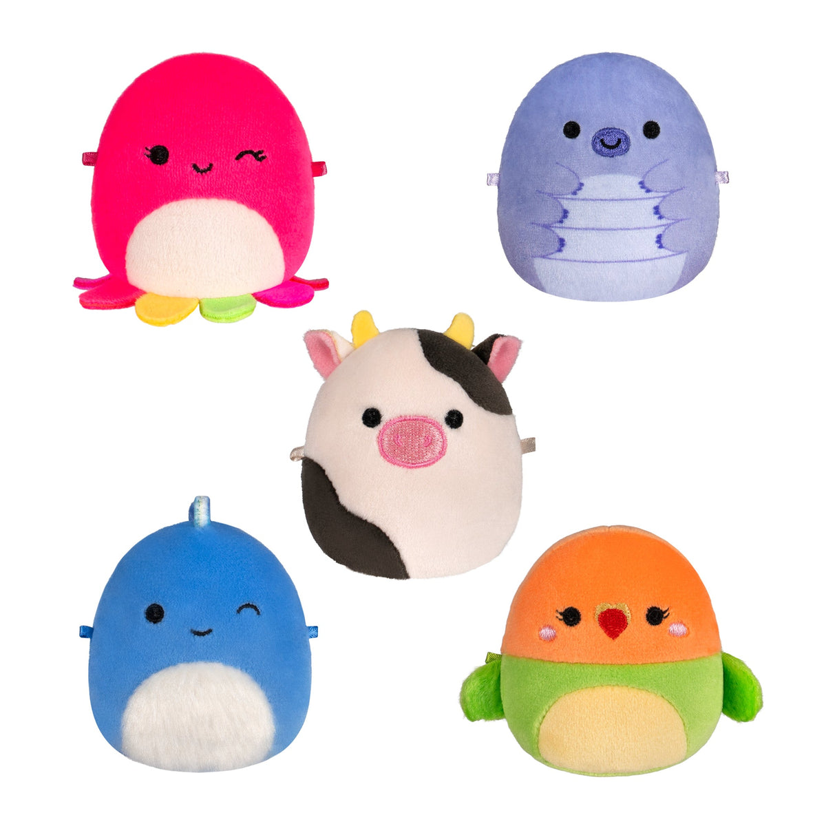 Squishmallows Essential | Micromallows 5-Pack | Jazwares