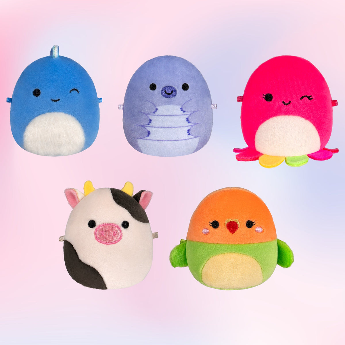 Squishmallows Essential | Micromallows 5-Pack | Jazwares