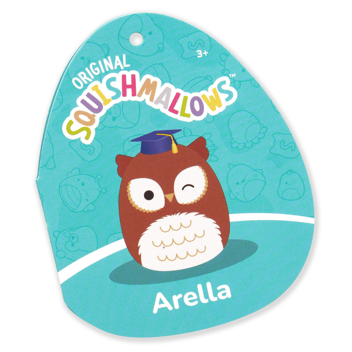 Squishmallows Discount | 12" Arella the Brown Owl in Graduation Cap | Jazwares