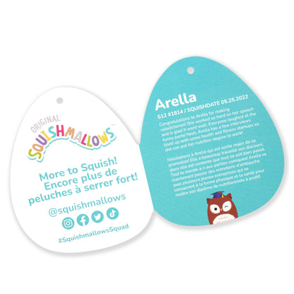 Squishmallows Discount | 12" Arella the Brown Owl in Graduation Cap | Jazwares