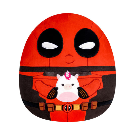 Squishmallows Exclusive | 12" Deadpool Holding Unicorn | Jazwares