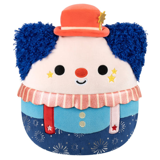 Squishmallows New | 8" Select Series Macaroni the Firework Clown | Jazwares