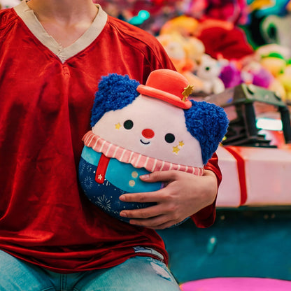 Squishmallows New | 8" Select Series Macaroni the Firework Clown | Jazwares