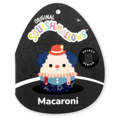 Squishmallows New | 8" Select Series Macaroni the Firework Clown | Jazwares