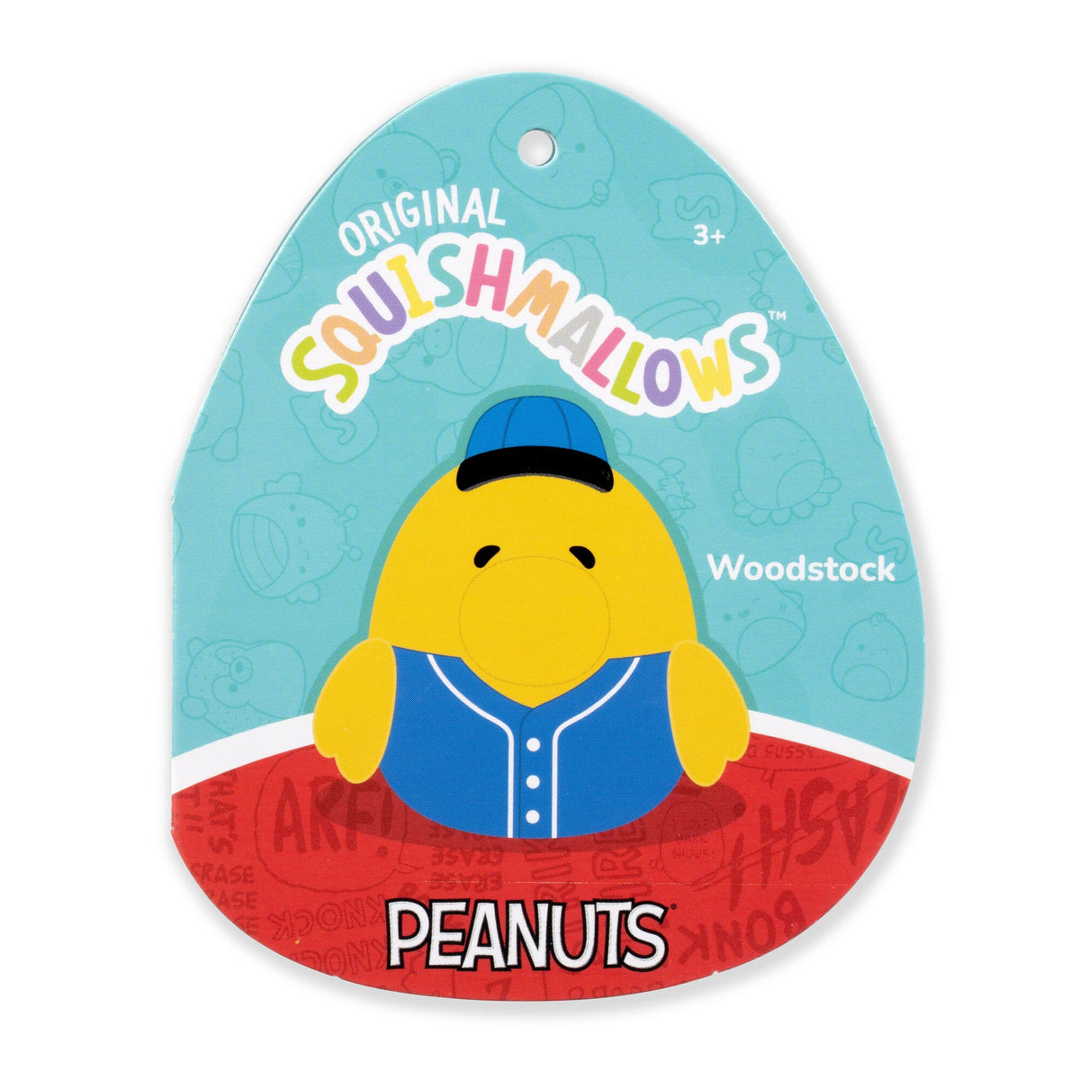 Squishmallows Sale | Peanuts 8" Baseball Woodstock | Jazwares