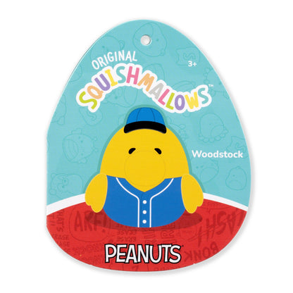 Squishmallows Sale | Peanuts 8" Baseball Woodstock | Jazwares