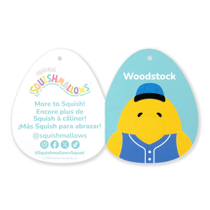 Squishmallows Sale | Peanuts 8" Baseball Woodstock | Jazwares