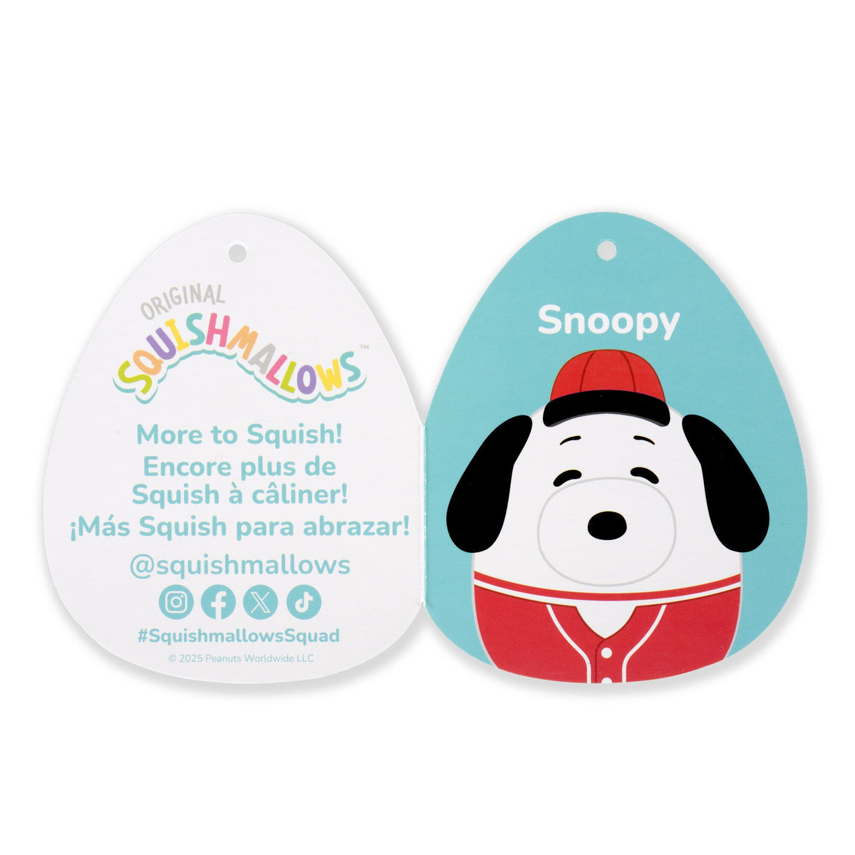 Squishmallows Sale | Peanuts 75th Anniversary 8" Comic Style Snoopy | Jazwares