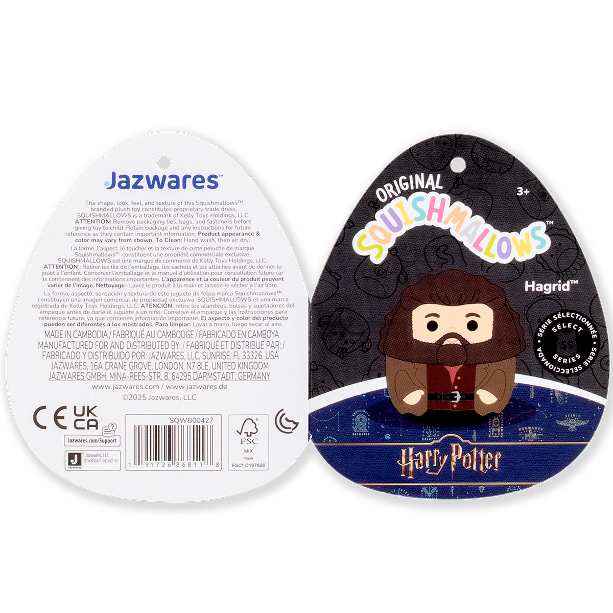 Squishmallows Trusted | Select Series Harry Potter Bundle | Jazwares
