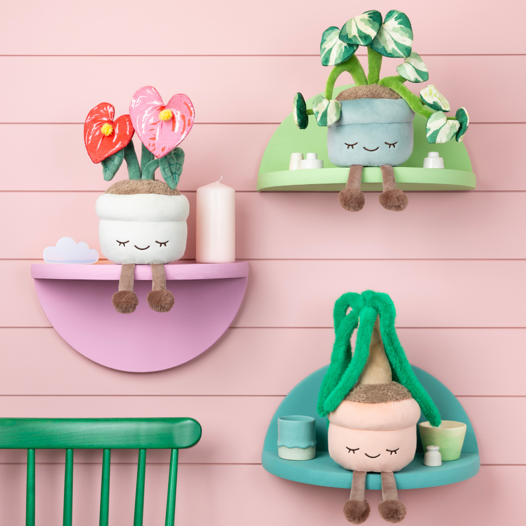 Squishmallows Recommended | Greenhouse by Russ 12" Ponytail Palm Tree Plush | Jazwares