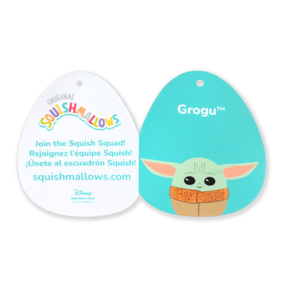 Squishmallows Premium | 8" Star Wars Grogu Plush | Jazwares