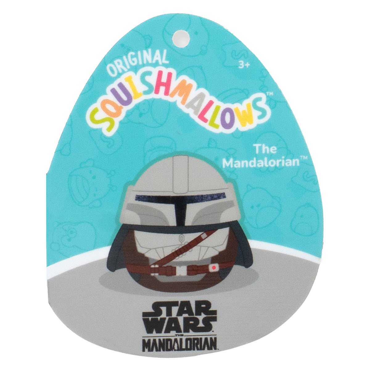 Squishmallows Classic | 8" Star Wars Mandalorian Plush | Jazwares