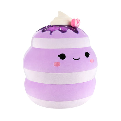 Squishmallows Signature | 12" Una the Ube Pancakes with Pink Pretzel | Jazwares