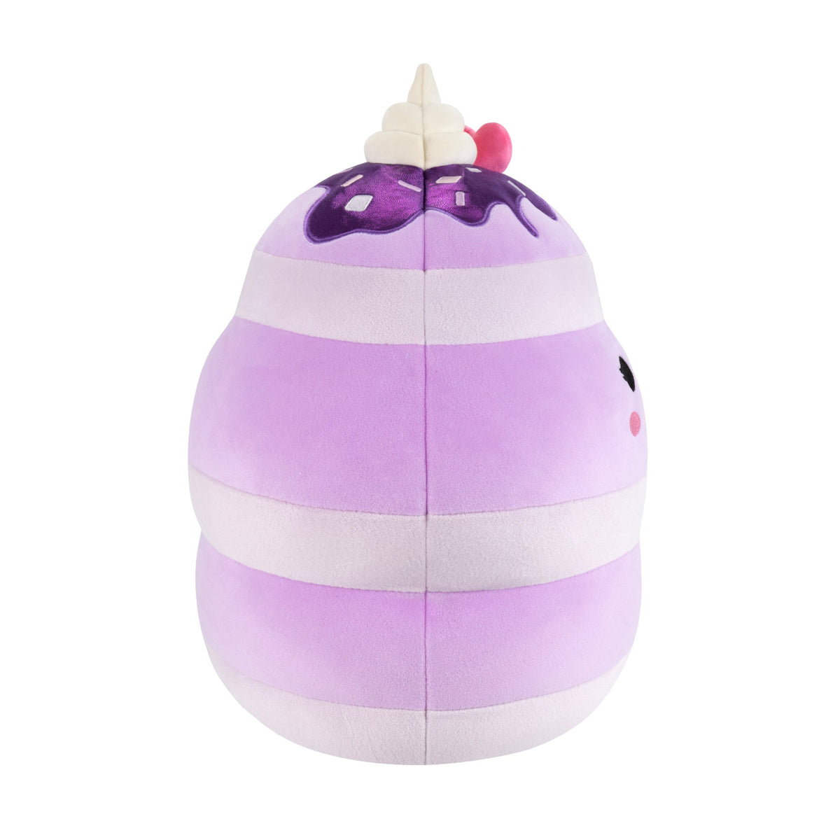 Squishmallows Signature | 12" Una the Ube Pancakes with Pink Pretzel | Jazwares