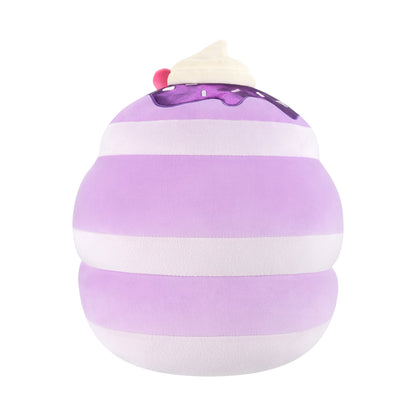 Squishmallows Signature | 12" Una the Ube Pancakes with Pink Pretzel | Jazwares